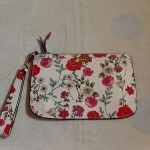 Nine West Vintage Floral Wristlet With Detachable Strap